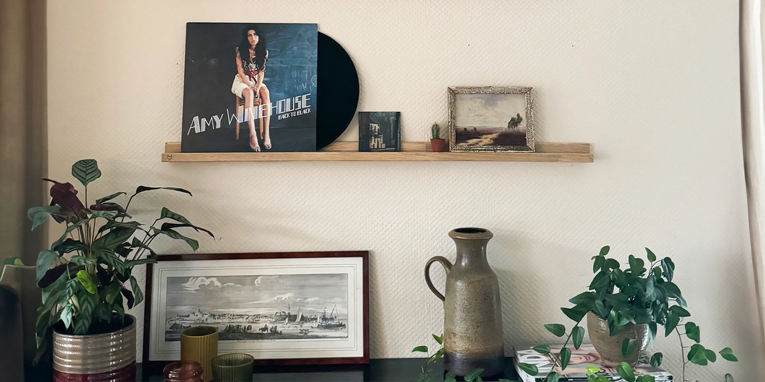 De veelzijdigheid van de plank voor aan de muur: niet alleen voor vinyl