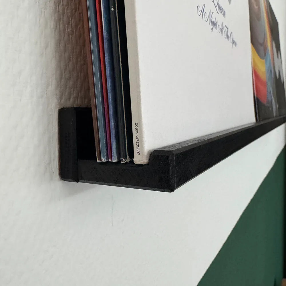 LP wandplank - Zwart - 100cm (Tweede kansje)