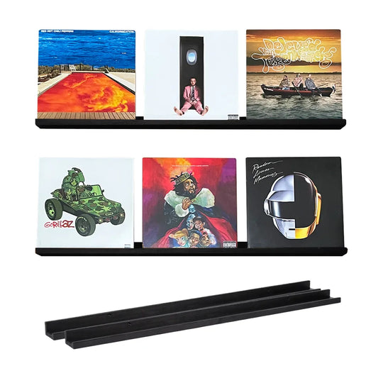 lp wandplank zwart 2x