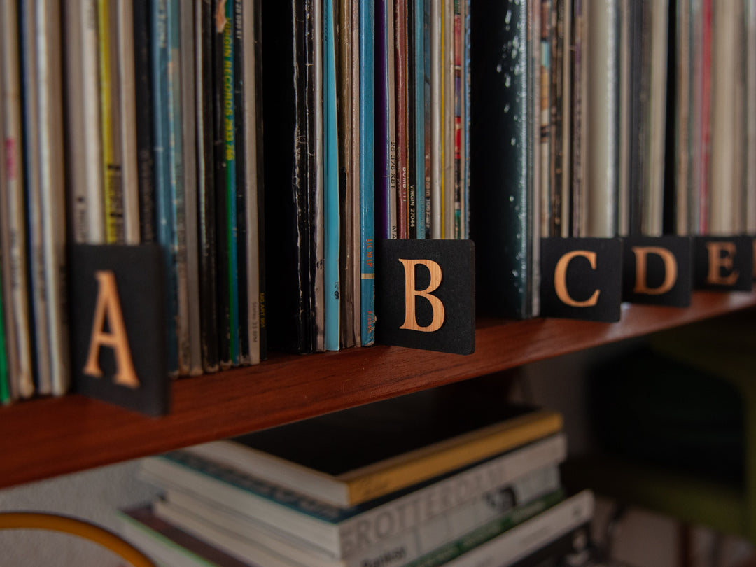 Vinyl Record Alphabet Divider| A-Z (26 stuks)